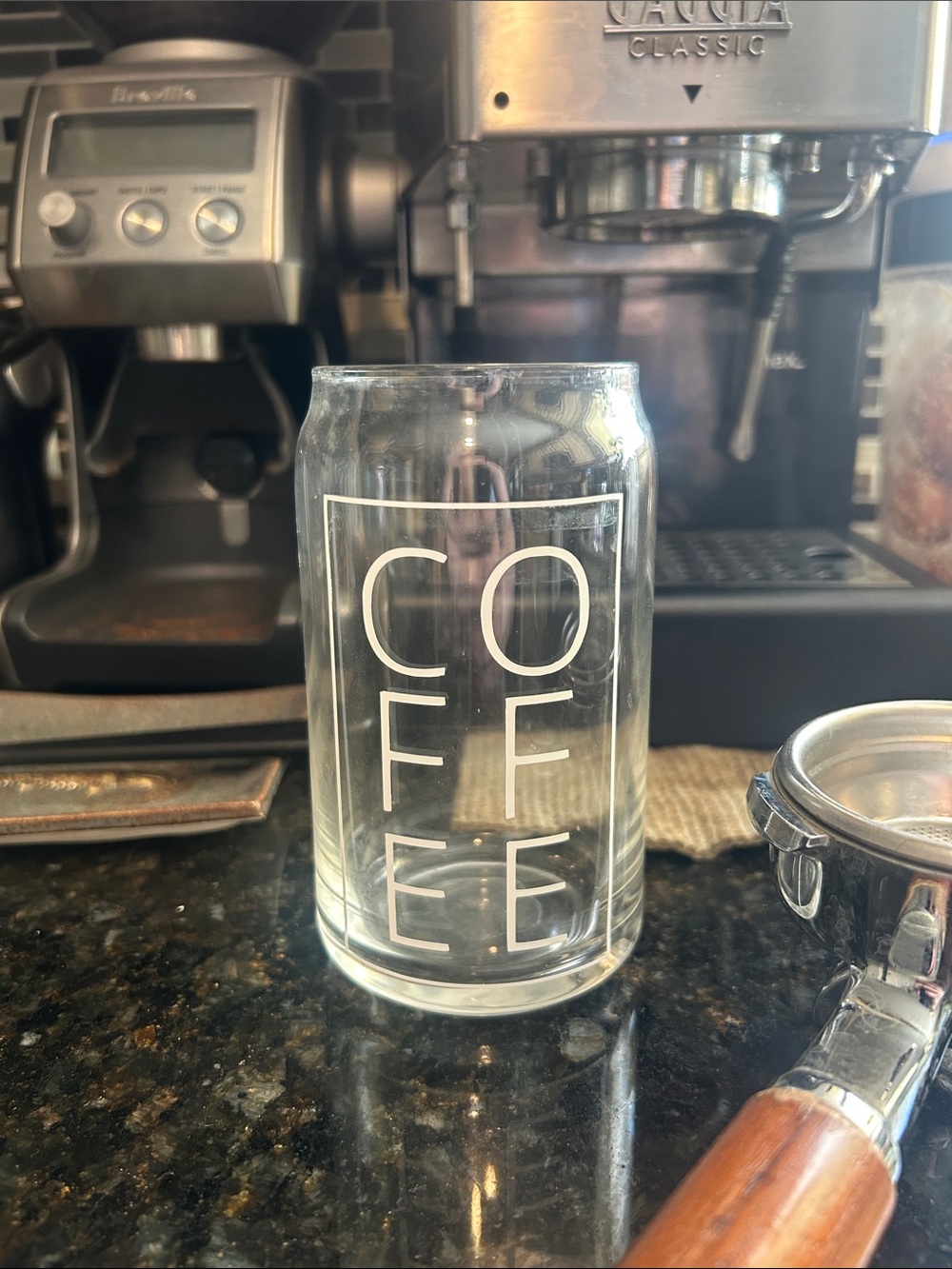 Cold Coffee Beer Can Glass